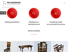 Tablet Screenshot of mebleneumann.pl